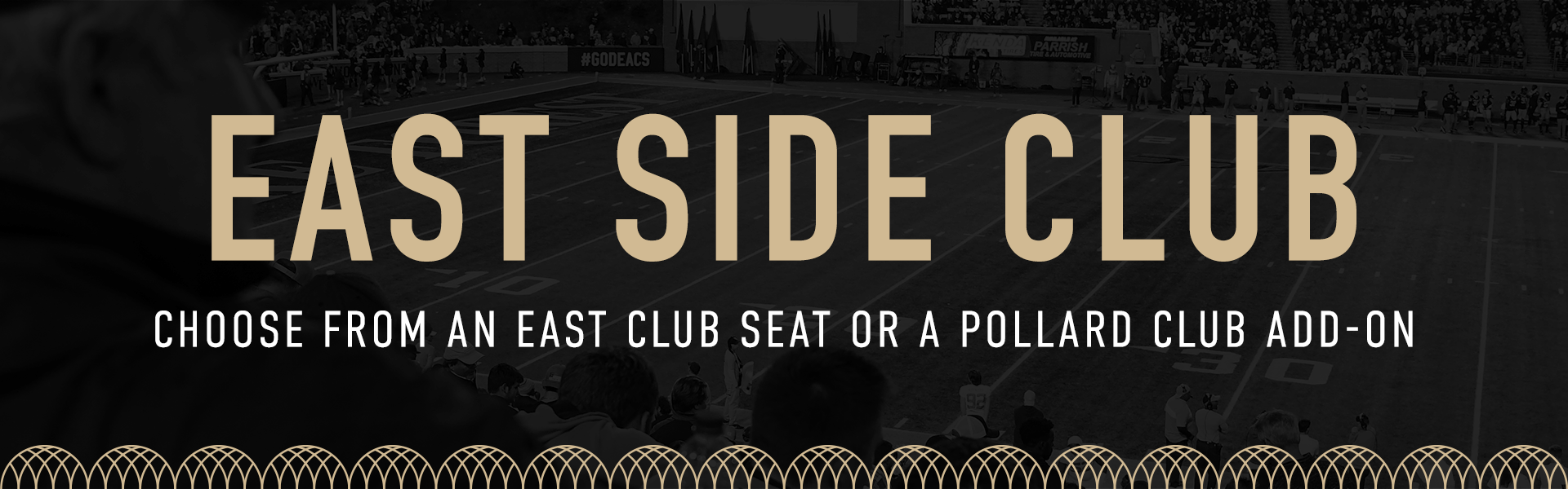 East Side Club | Choose from an East Club Seat or a Pollard Club Add-On