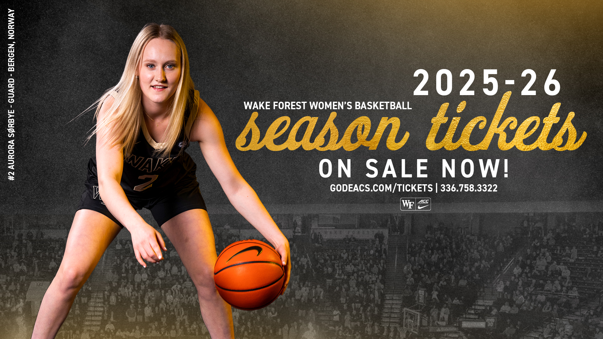 Wake Forest women's basketball season tickets on sale now!
