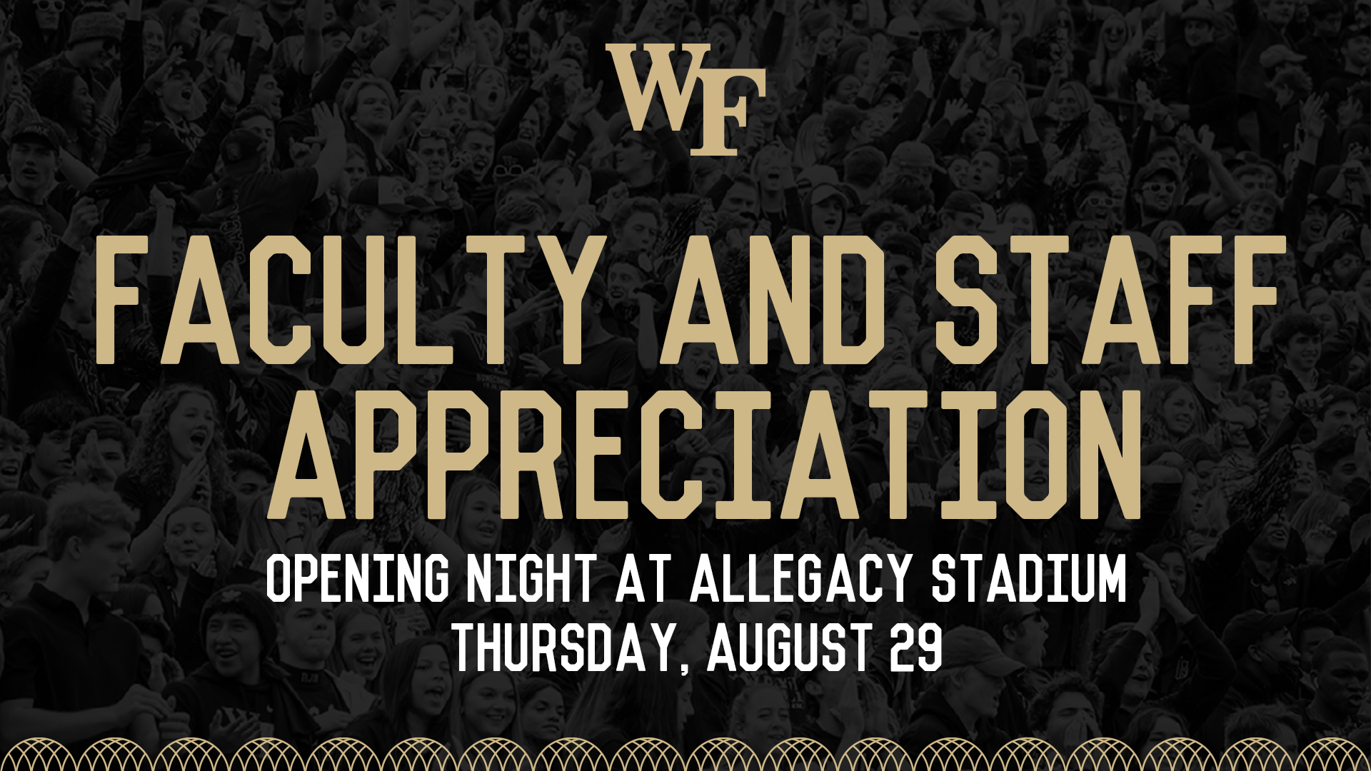 Faculty and Staff Appreciation - Opening Night at Allegacy Stadium - Thursday, August 29