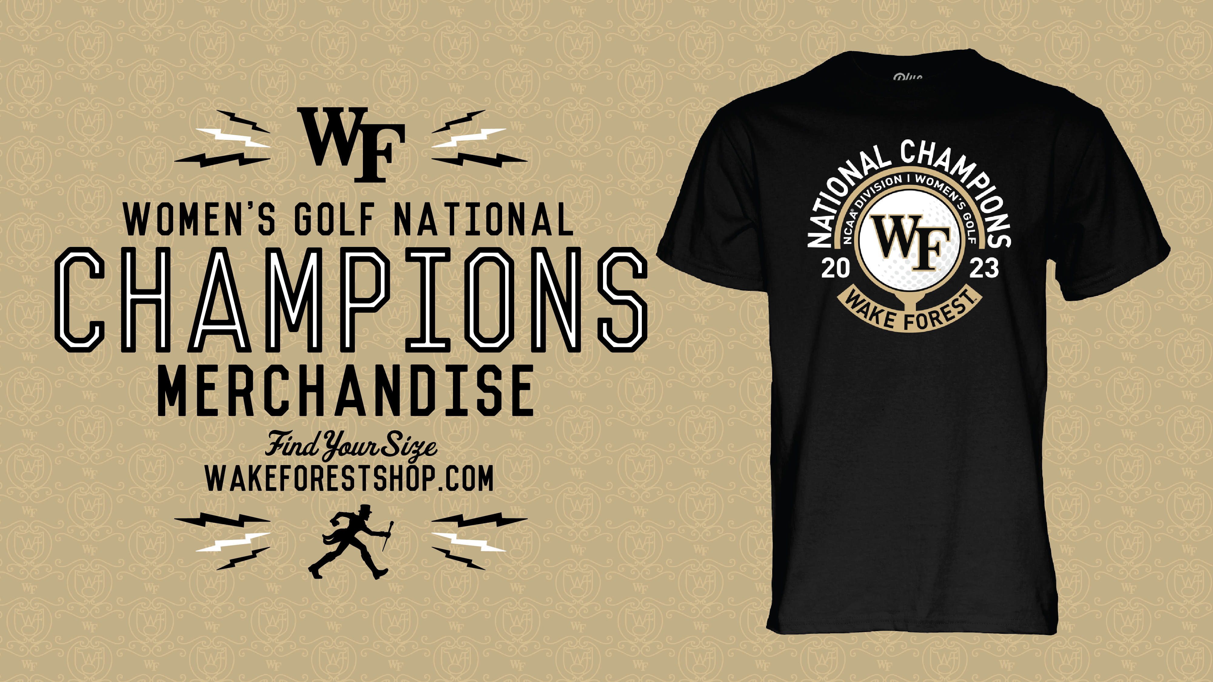 Women's Golf National Champions Merchandise | Find Your Size at WakeForestShop.com