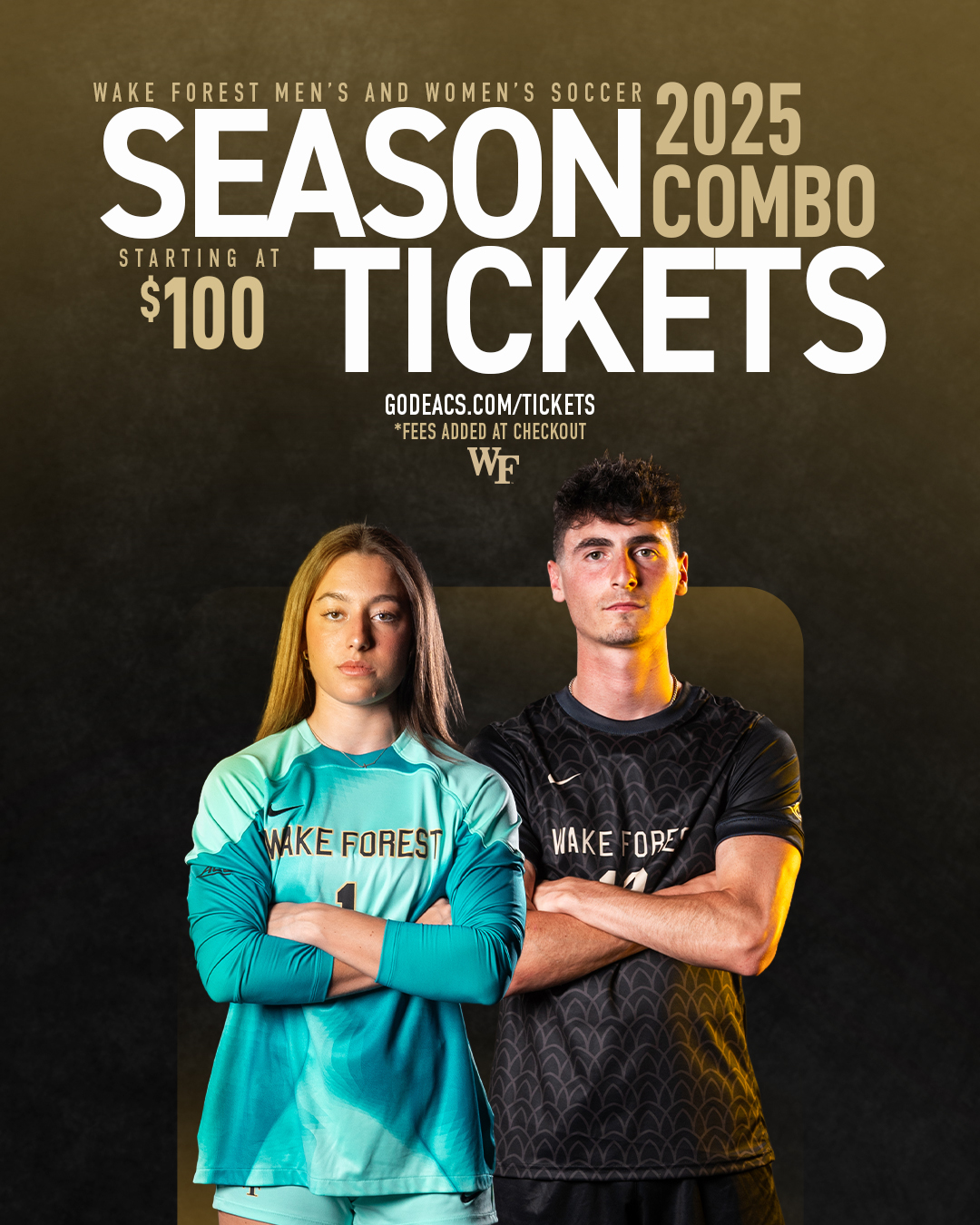 Wake Forest men's and women's soccer 2025 combo season tickets starting at $100