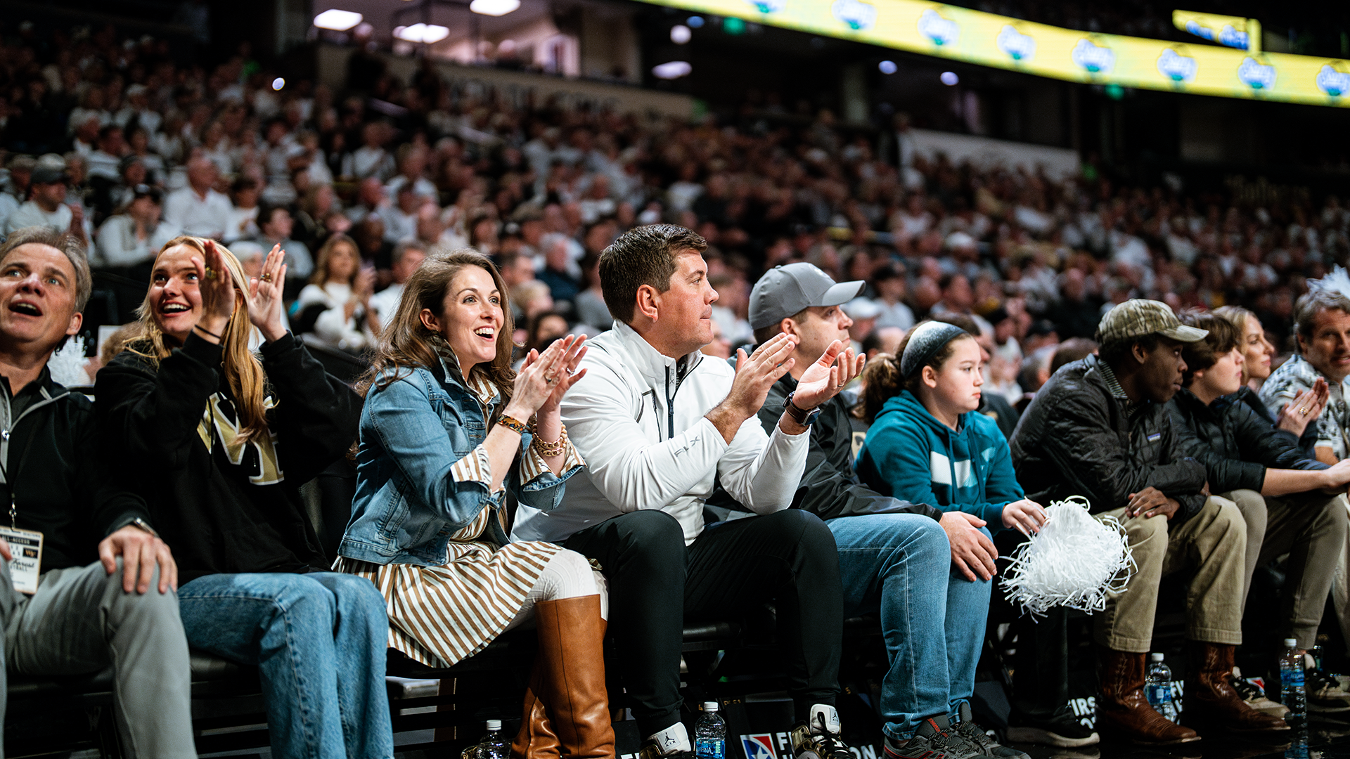 Courtside Seating at Wake Forest men's basketball