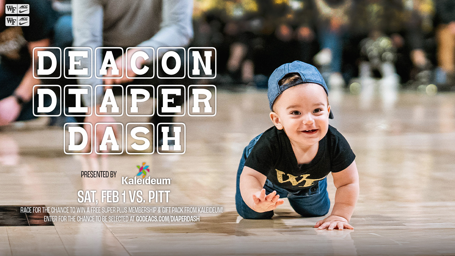 Deacon Diaper Dash - Saturday, Feb. 1 vs. Pitt