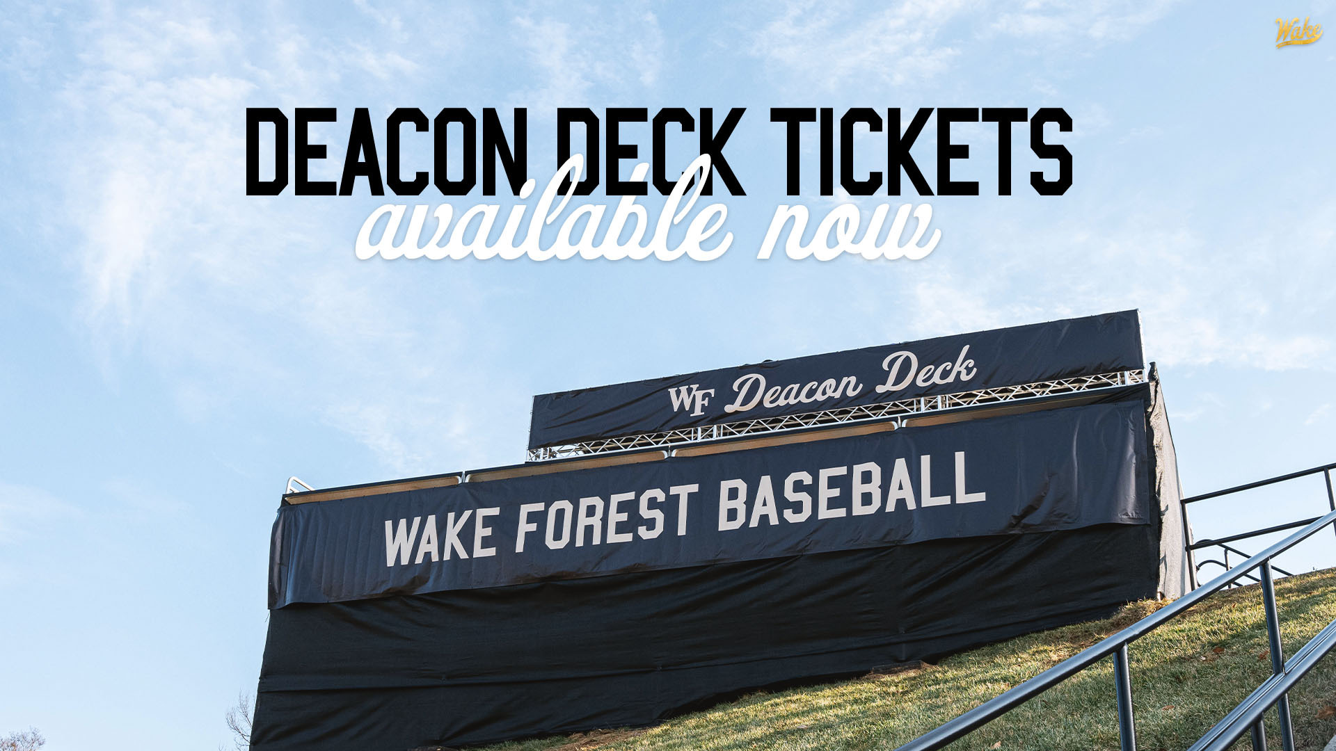 Introducing the Deacon Deck - A New Premium Option at Wake Forest Baseball
