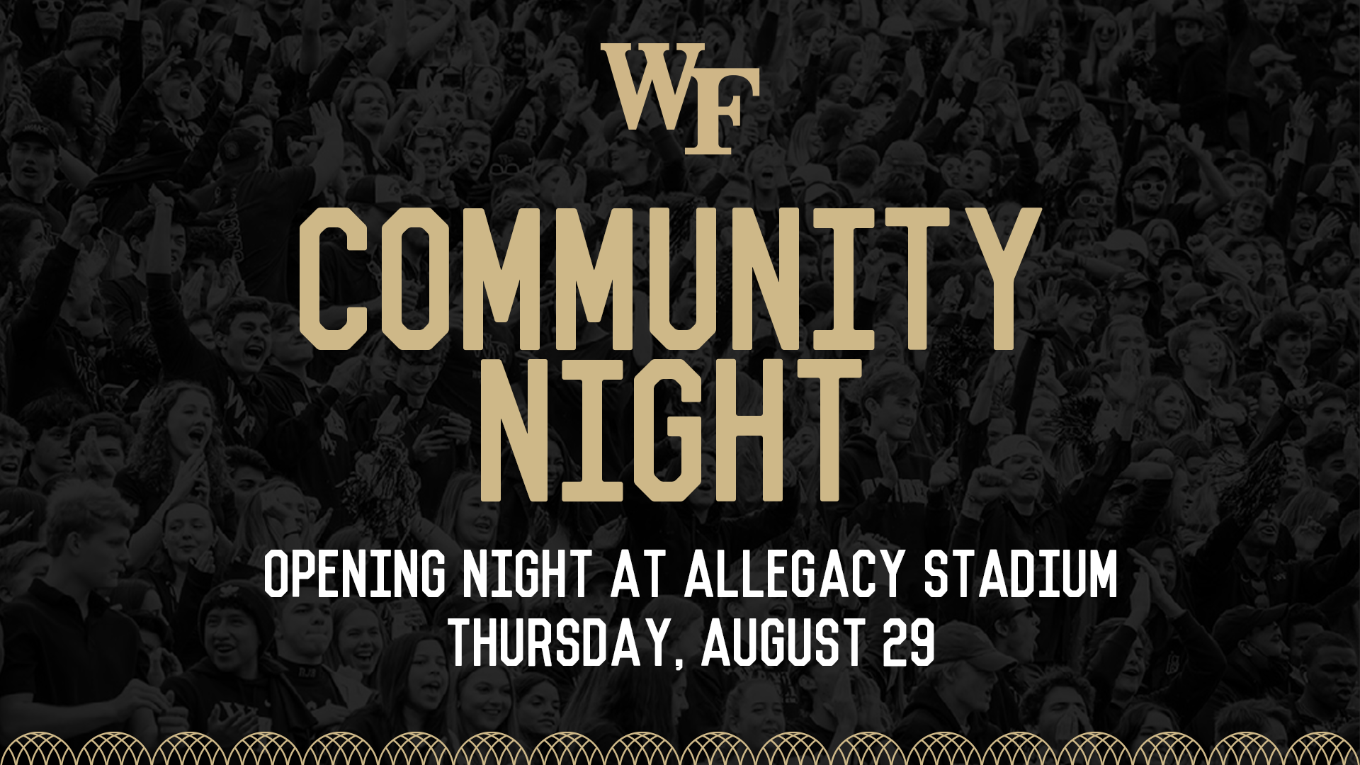 Community Night - Opening Night at Allegacy Stadium - Thursday, August 29