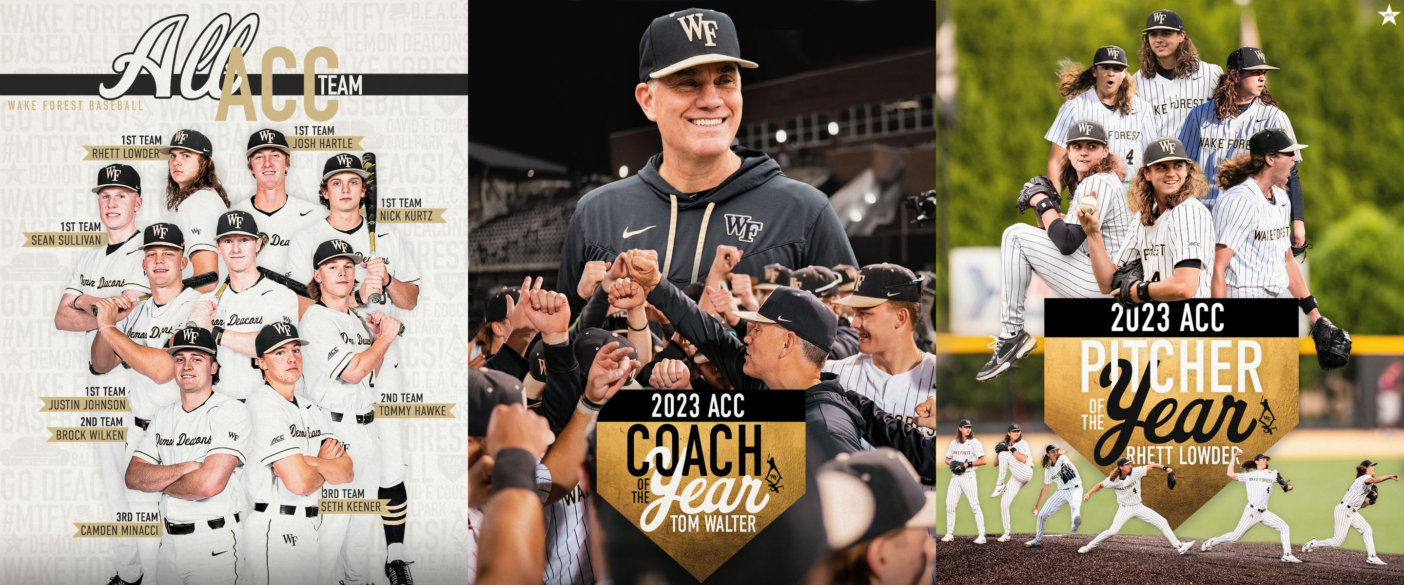 9 All ACC Players | Tom Walter Coach of the Year | 2023 ACC Pitcher of the Year