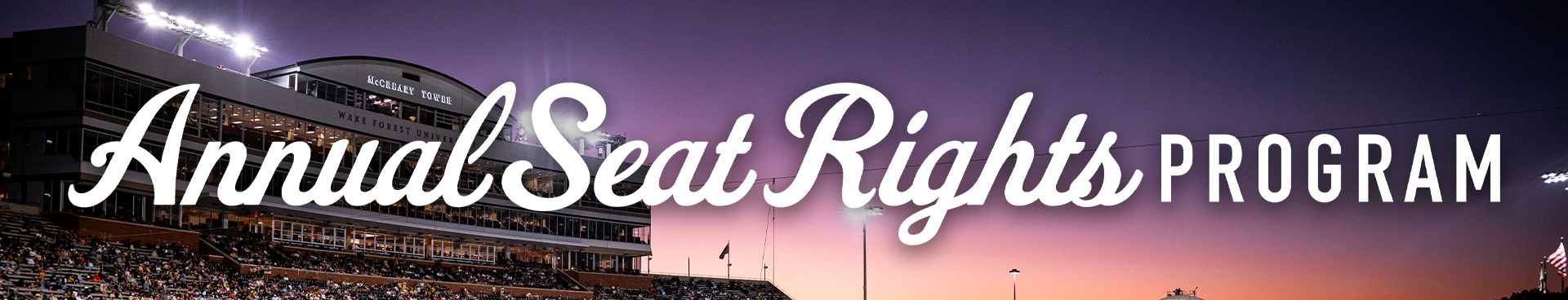 Annual Seat Rights Program