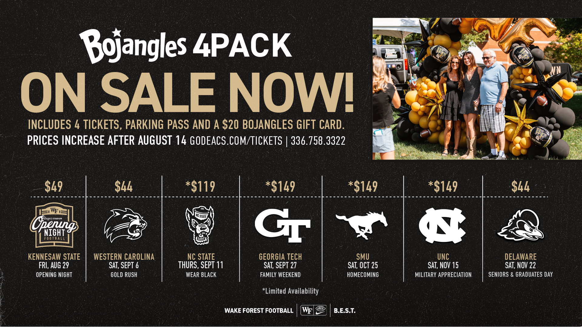 Bojangles 4-Pack On Sale Now