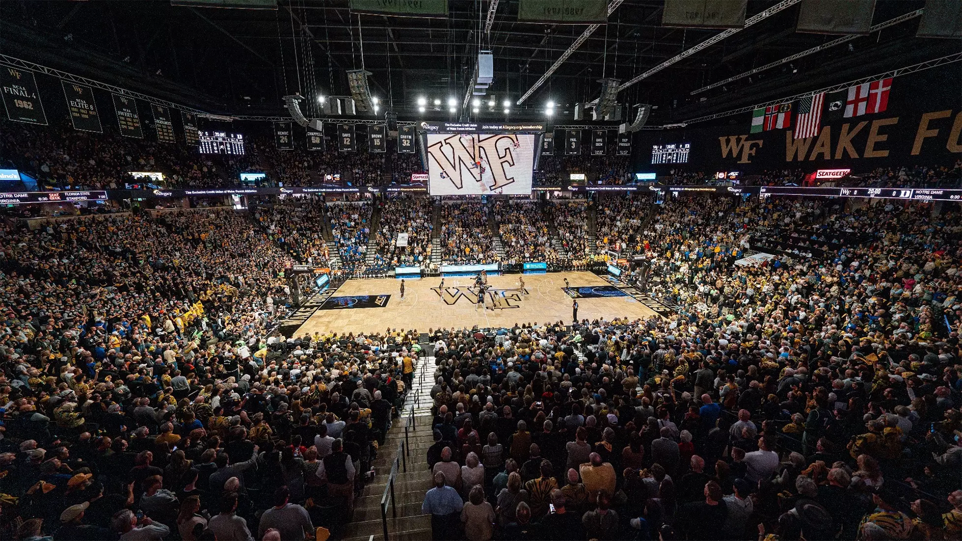 Wake Forest men's basketball player Hunter Sallis