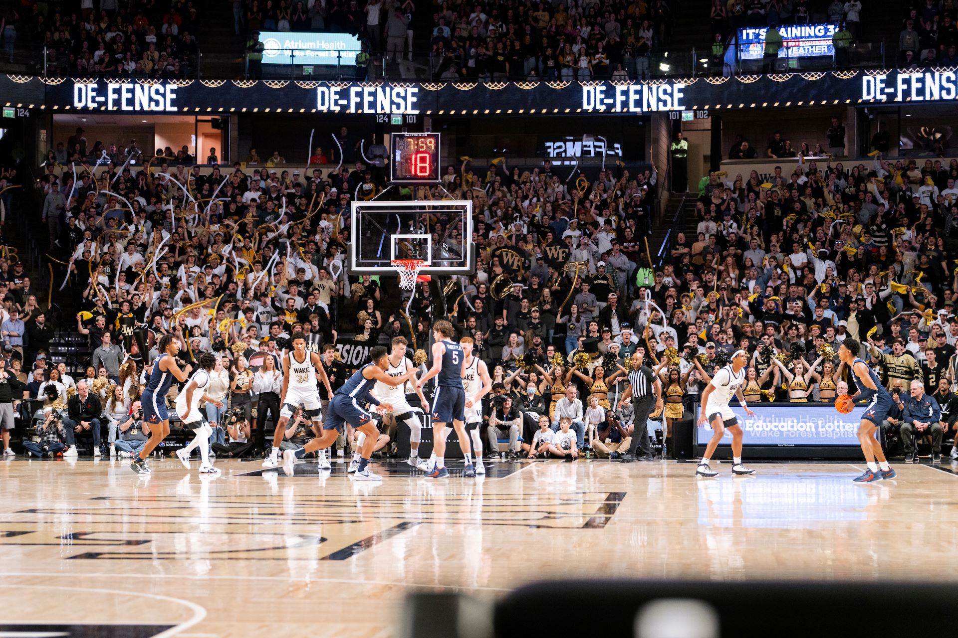 Wake Forest men's basketball game