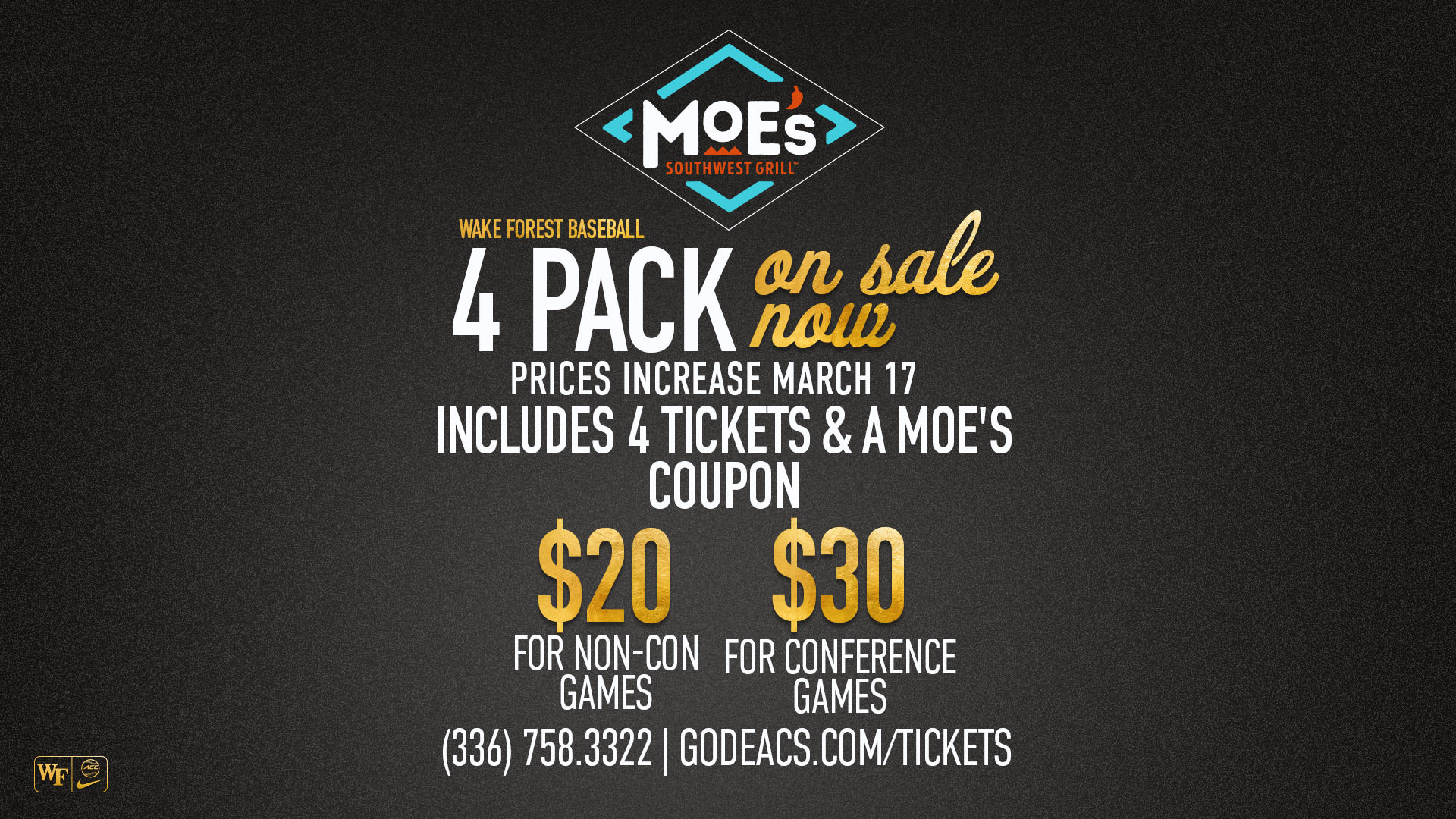 Moe's Southwest Grill 4-Pack