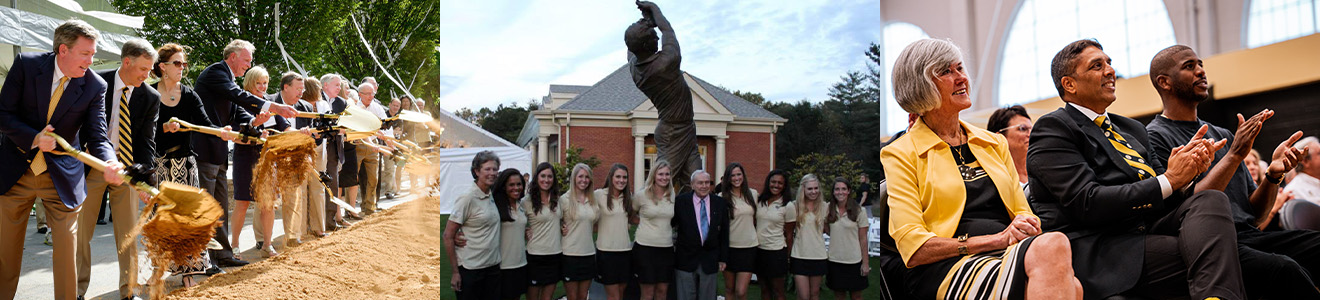 McCreary Complex Groundbreaking, Arnold Palmer Statue Unveiling, Basketball Clubhouse Announcement