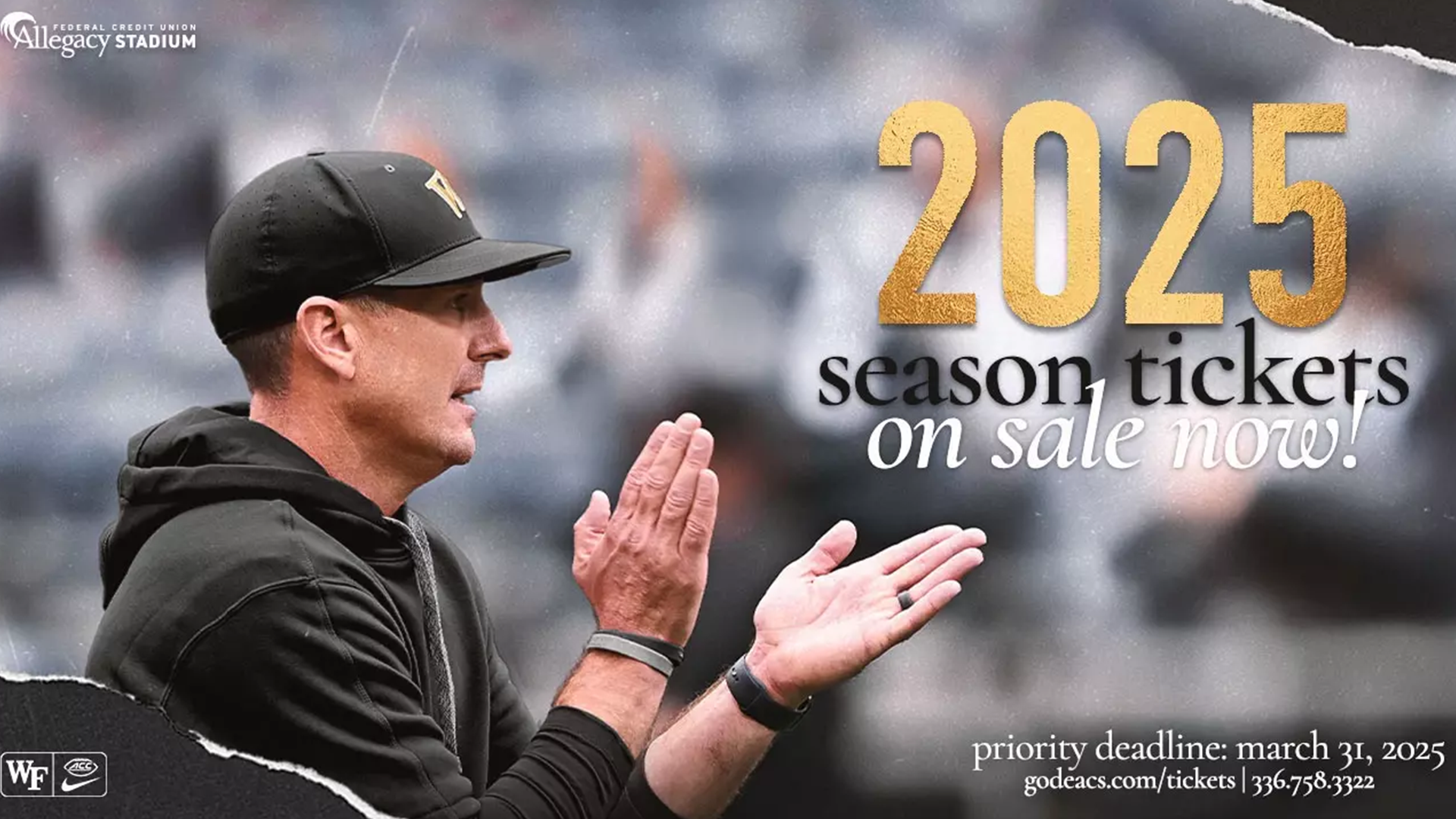 2025 season tickets on sale now - priority deadline: March 31, 2025