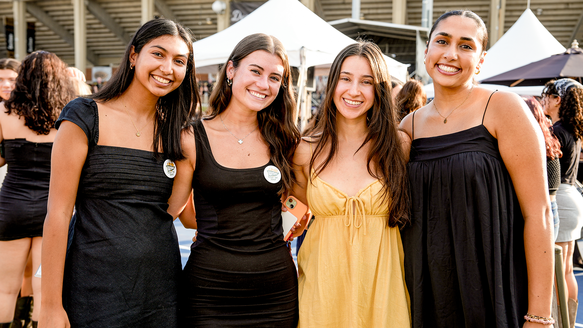 Wake Forest students at the football student tailgate